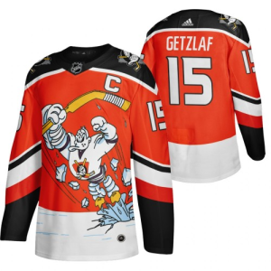 Herren Anaheim Ducks Eishockey Trikot Ryan Getzlaf Orange 2020-21 Reverse Retro 3rd Authentic